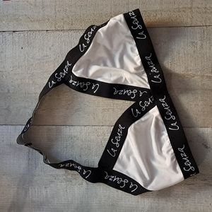 La SENZA White Triangle Bralette
